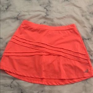 Pink tennis skirt